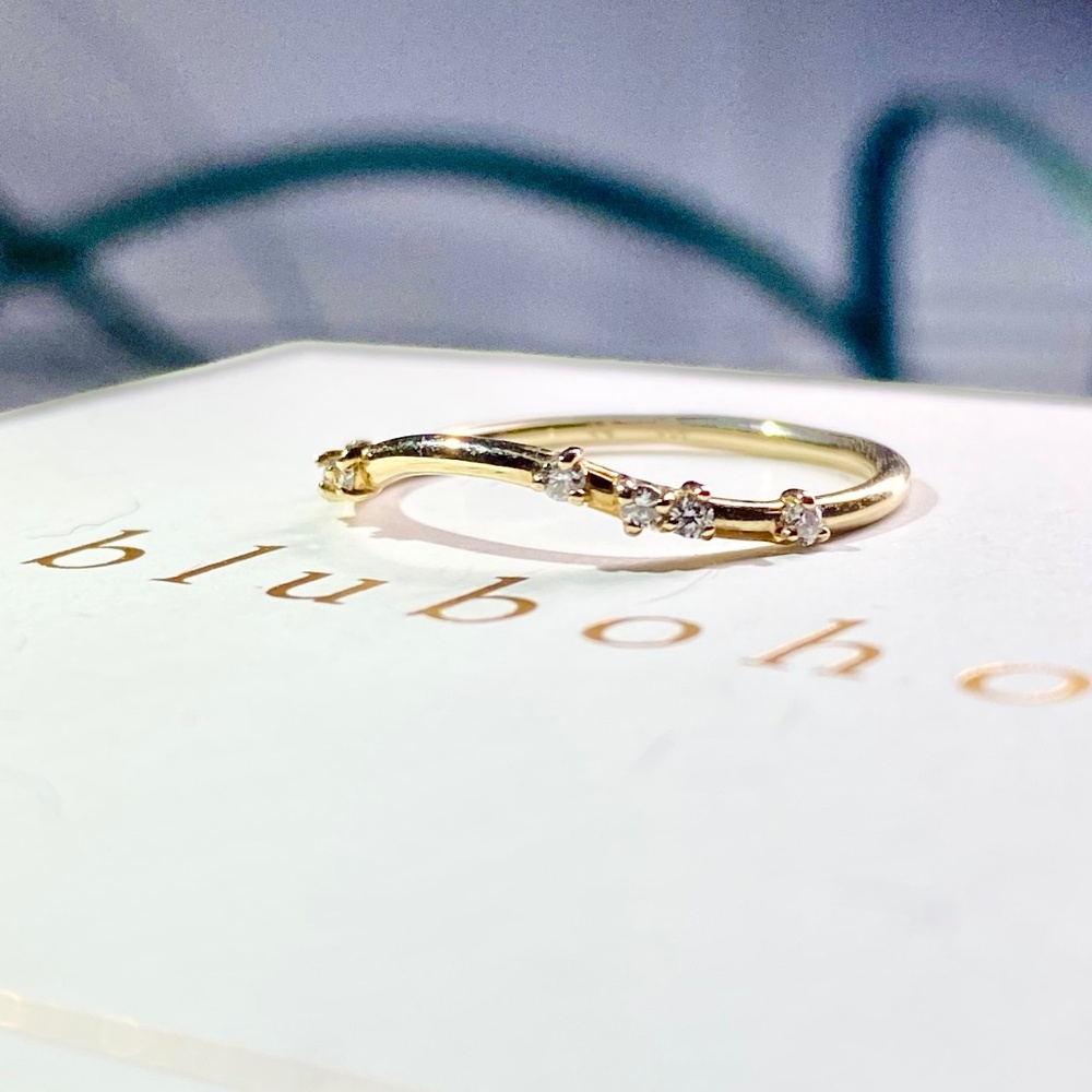 Bluboho Alate 14K yellow gold ring